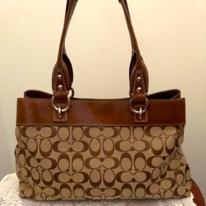 Gently used genuine Coach bag.